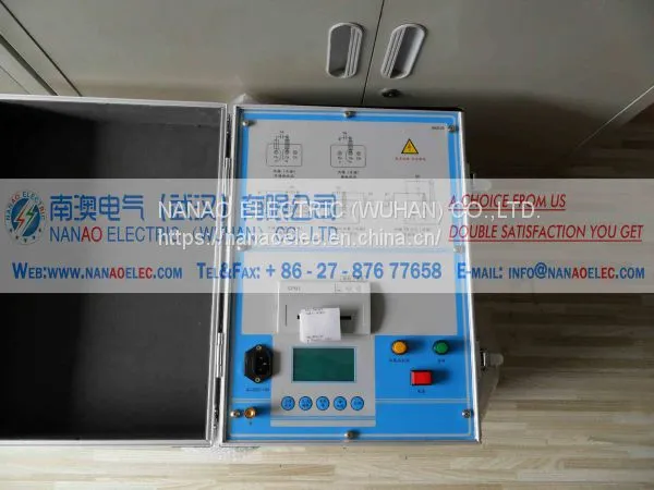 NANAO ELECTRIC Manufacture NAWGS-8 Automatic Anti-interference Pilot Frequency Dielectric Loss Tester photo-2