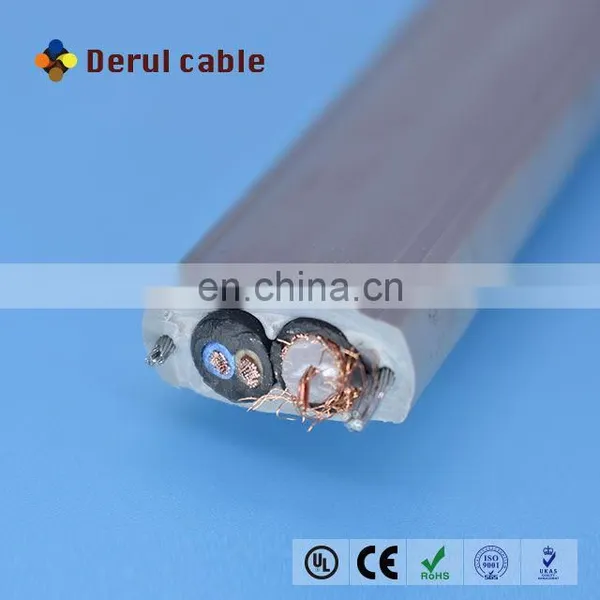 Flexible Multi Core Cable Coaxial Cable Lift/Elevator Travelling Cable Elevator CCTV Camera 2 Power Cores photo-2