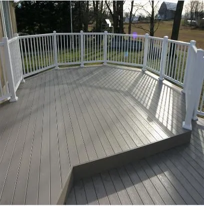 UV Resistant WPC Timber Plastic Wood Flooring Outdoor Decoration Co-extrusion Decking photo-4