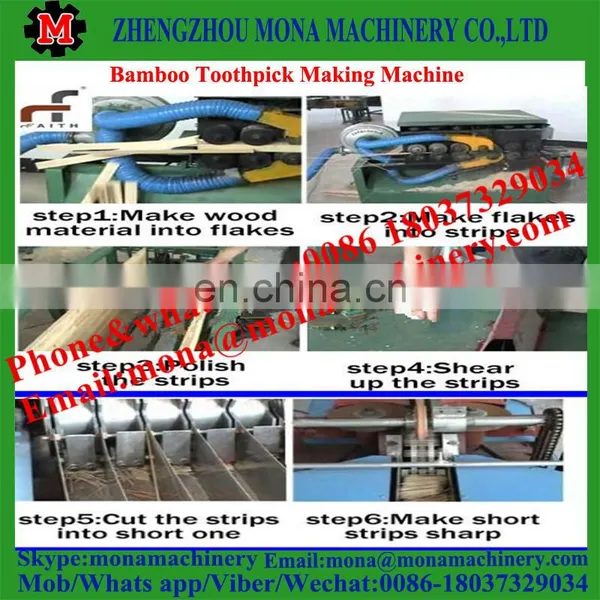Wooden Toothpicks Product Line /bbq Stick Making Machine photo-5