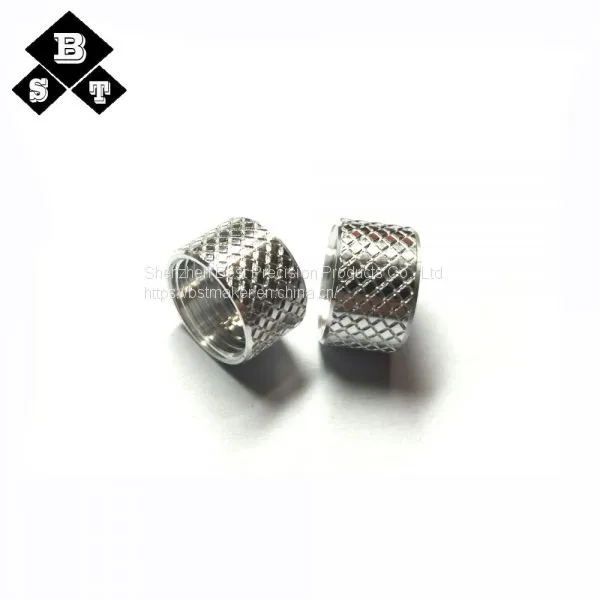 High Speed CNC Machining 6061 Aluminum Turning With Diamond Knurling photo-3