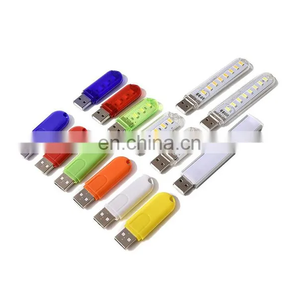 Portable Mini Usb Led Light Charging Treasure USB Night Light With Touch Switch photo-2