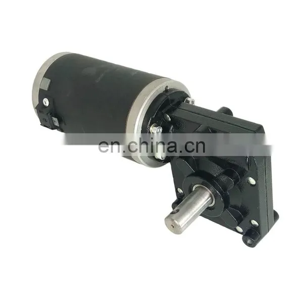 24 Volt Dc Motor Gearbox Manufacturers Differential Gear 12V 24V Worm Reducer Gearbox Motor photo-3