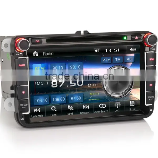 Erisin ES9611V 8" Touch Screen Car Radio With GPS for GOLF 5 6 photo-5