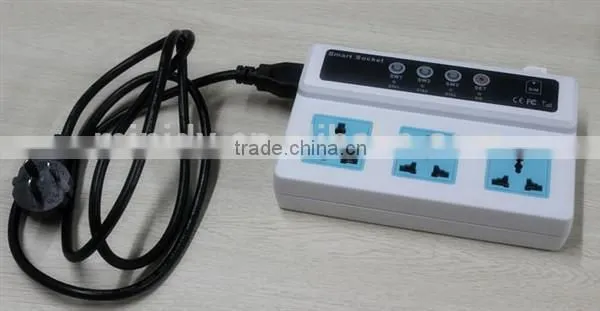 2200W Rated Power 3-PORT Group Extension Style GSM Power Socket Suitable For UK/ EU/ US Standard Plugs photo-5