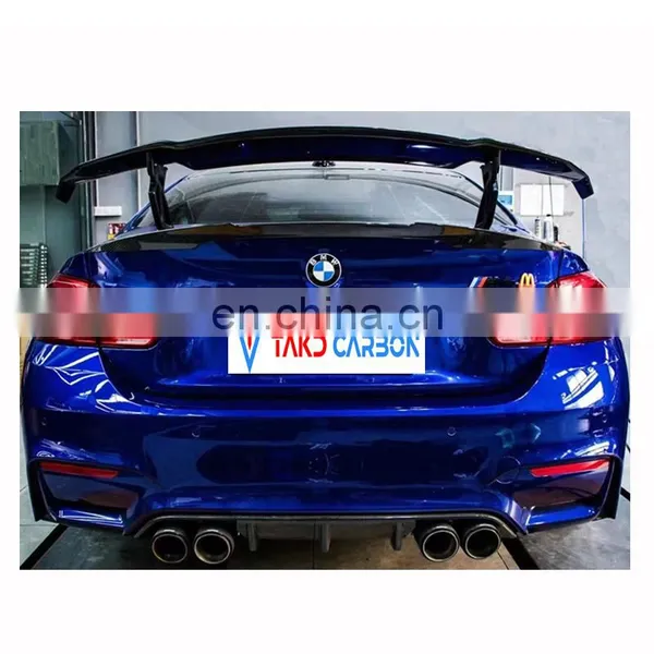 Perfect Fitment Aerodynamic Full-dry Carbon Fiber Process Vors Style Body Kit Car Rear Roof Spoiler Wing photo-3