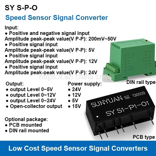 Low Cost Rotating Speed Signal Acquisition Transmitters photo-2
