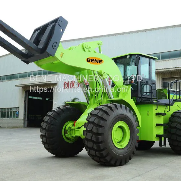 BENE 40 ton fork loader 42 ton forklift loader with Cummins engine for stone quarry lifting