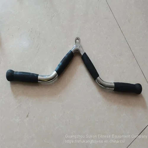 SK-9003 Electroplated Fitness Handlebar Gym Accessory V Bar