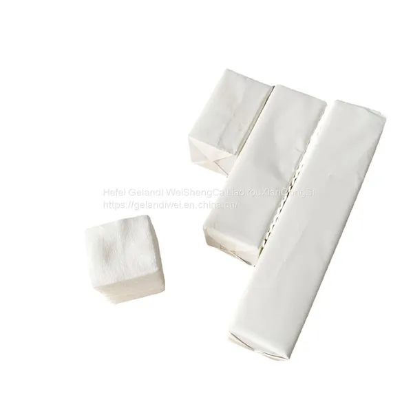 5*5cm-4p Disposable Clean Non-woven Gauze Swab Cotton Pad Remove Makeup Cotton photo-2