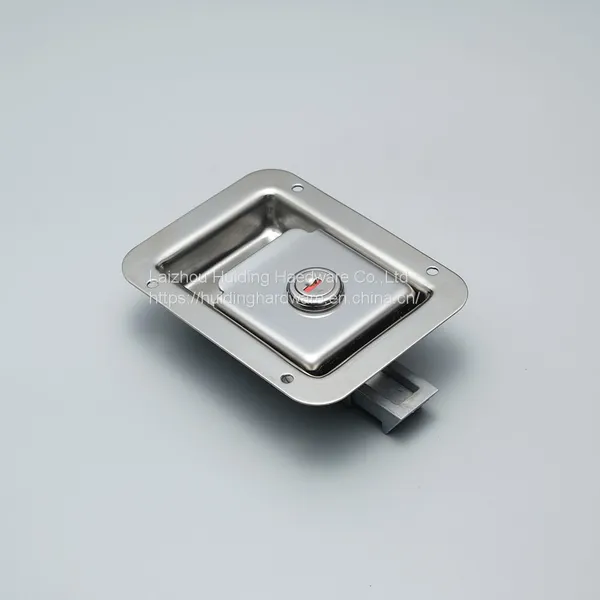 Stainless Steel Paddle Latch Flat Lock With Key