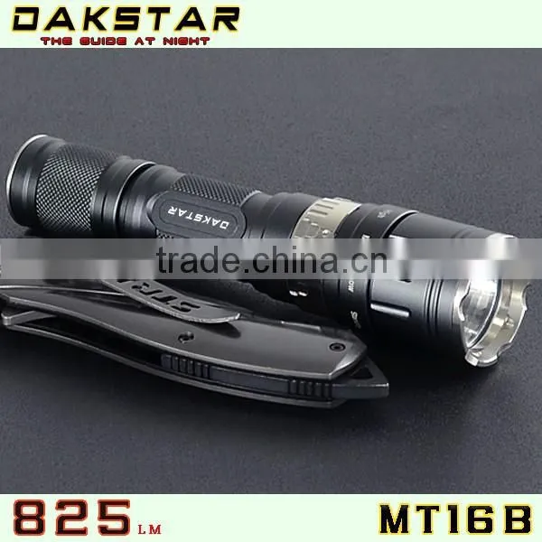 DAKSTAR MT16B XML T6 825LM 18650 Magnetic Police LED Flashlight With CREE
