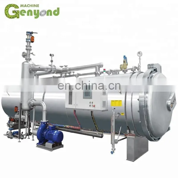 Canned Meat Fish Beef Soy Coconut Almond Milk Sterilizer Sterilization Retort photo-2