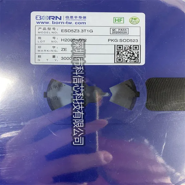 ESD5Z3.3T1G Onsemi ESD Suppressors / TVS Diodes SOD523 ESD DIODE