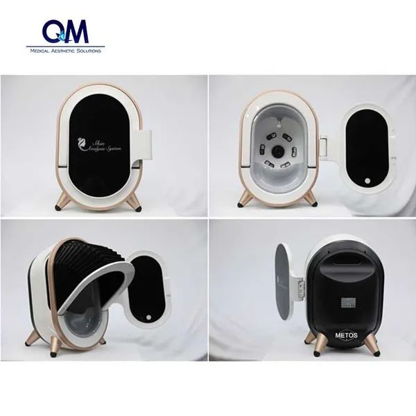 Qm Portable WiFi Smart Mirror Scanner 3D Training Ai Face Skin Diagnostics Analyzer Facial Tester Scanner Magic Face Mirror Skin Analysis Machine Skin Analyzer photo-3