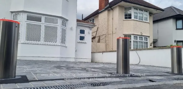 High Security Custom Residential District Safety 36V Sealed Bollard Single Access Electric Lifting Parking Lot Bollards photo-5