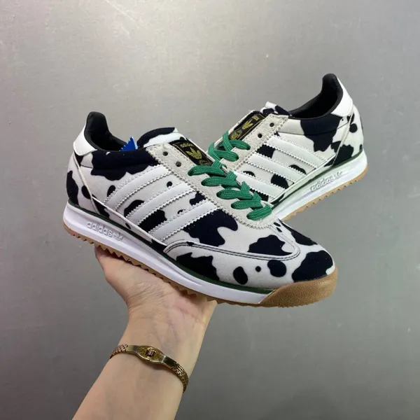 Adidas Wales Bonner x Sl 72 KRS Classic Retro Low-top Casual Sports Jogging Shoes for Men and Women photo-5