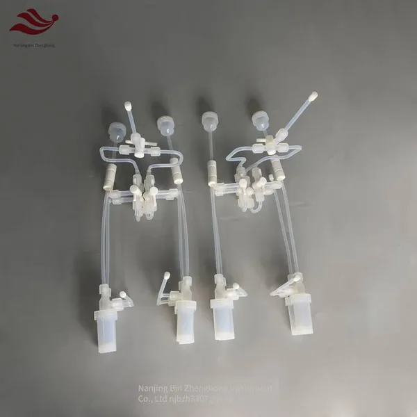 High-purity Pfa Purge Bottle for Inert Gas Purging of Reaction Tanks, With 1/4 Connector, Anti-siphon Buffer Bottle, Can be Equipped With Valves photo-3