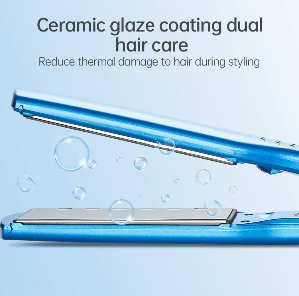Hair Straightener/Dual Purpose Curling Iron/Blue Straight Plate/Clip Perm Iron（Wechat:13510231336） photo-2