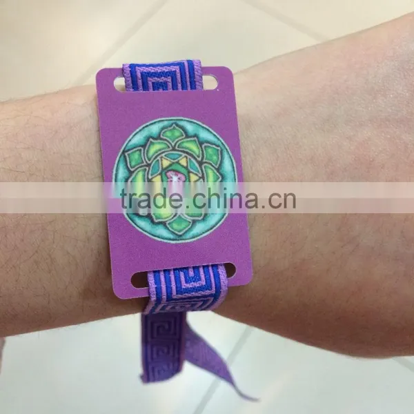 MDW400 Eco-friendly Polyester Woven 125khz Rfid Wristband photo-6