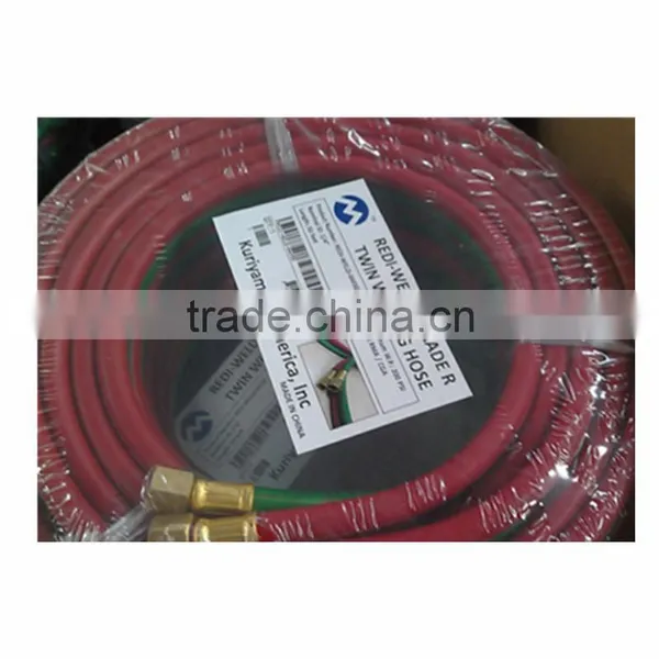 Chinese Manufacturer 1/4'' x 100FT 20 Bar Rubber Welding Hose photo-5
