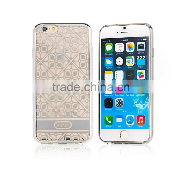 For IPhone 6 Case, Electroplate Ultra Thin Clear Soft TPU Case for IPhone photo-2