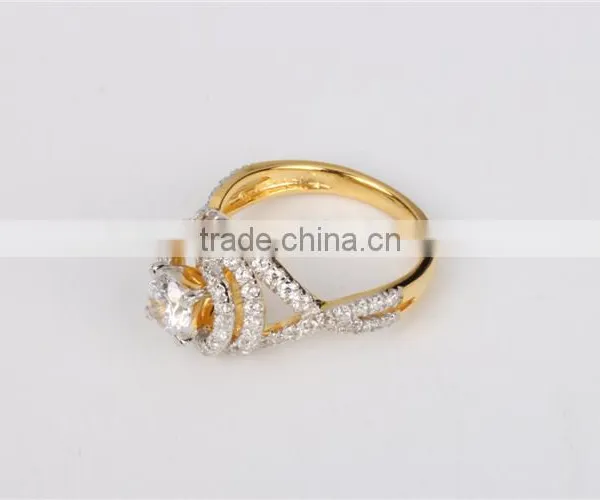 Latest Beauty Design Diamond Ring Flower Shape 925 Silver cz Ring photo-4