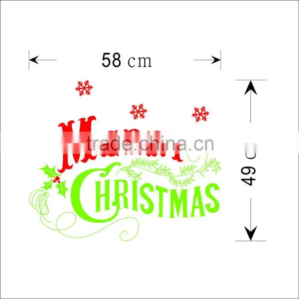 [Alforever]Christmas Window Vinyl Decals photo-2