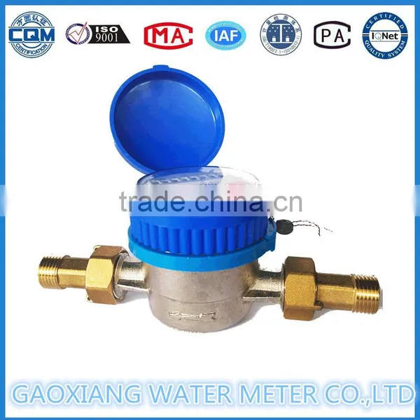 Water Meter Single Jet Brass Body ,hot Water Meter photo-3