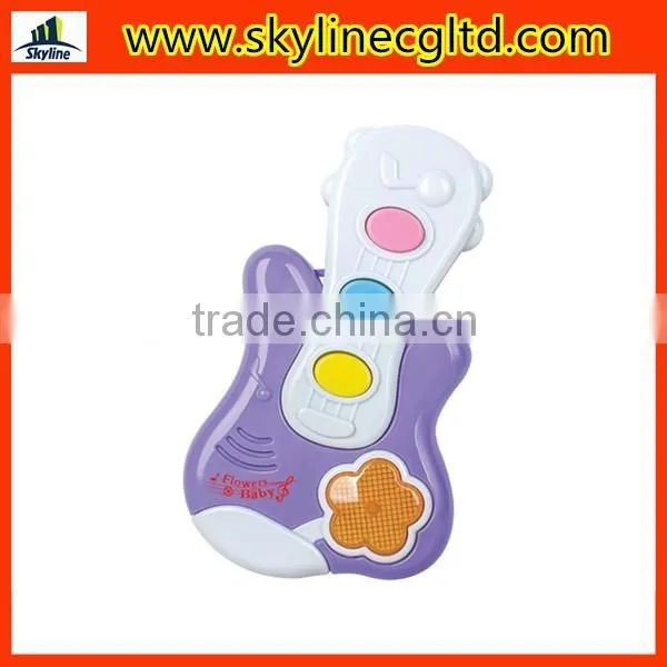 Infant Education Accordion Toy Mini Guitar Plastic Musical Instrument Toys for Kids
