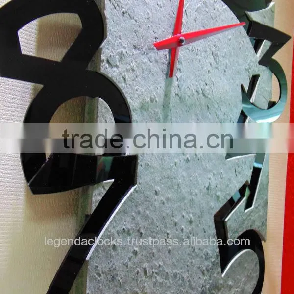 Acrylic Numbers Wall Clock, Unique Clock, Designer Clock, Handmade Decorative Wall Clock photo-3