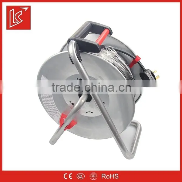 European Type 50M 16A Mini Cable Reel H05vv-f 3 Gang Socket photo-3