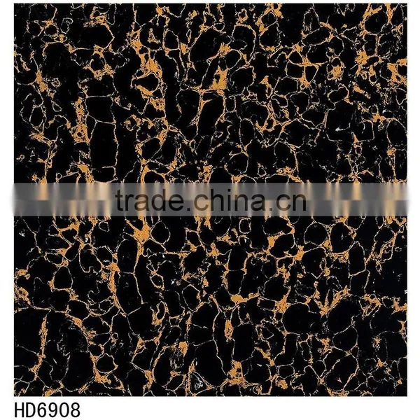 600x600 Double Loading Floor Tile Foshan Best Price Polished Porcelain Tiles Yellow Pulati Tiles photo-3
