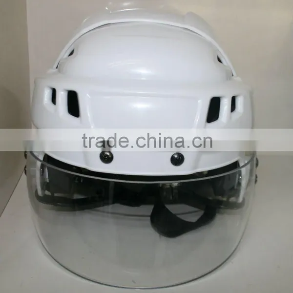 2016 Clear Visor Sport Ice Hockey Player Helmets for Sale With Ear Muff photo-4