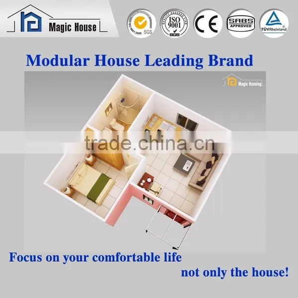 2016 Well Designed Fire Fireproof and Fast Assembling Prefab Concrete House photo-6