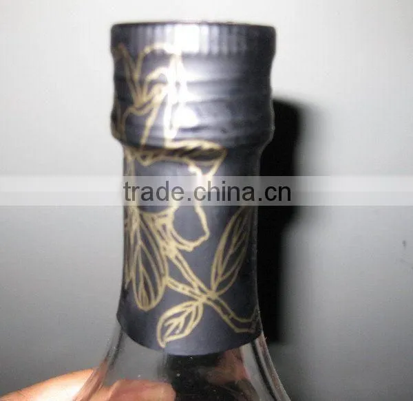 PVC bottle neck shrink labels