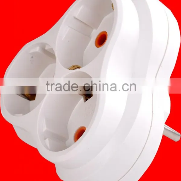 YW-7356 3gang Socket Travel Adaptor