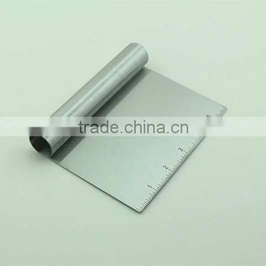 Stainless Steel Multipurpose Scraper Manual Bread Dough Cutter photo-5