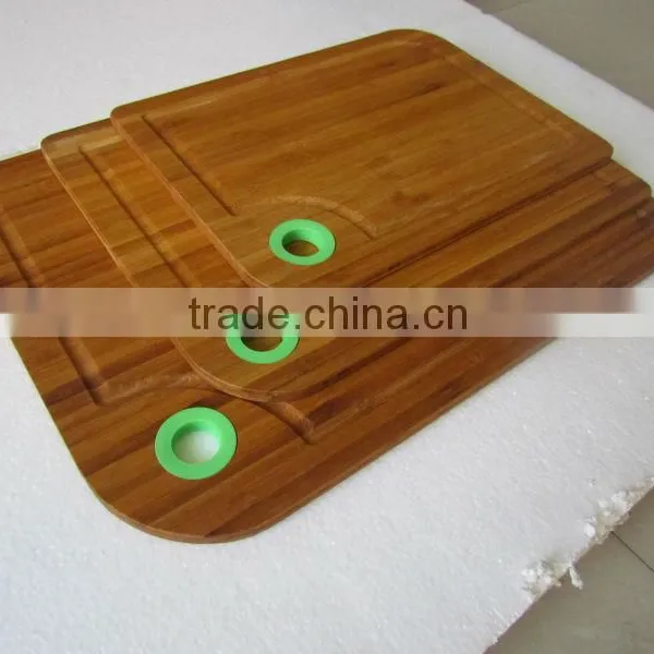 Bamboo Oval Choping Board With Handle photo-3