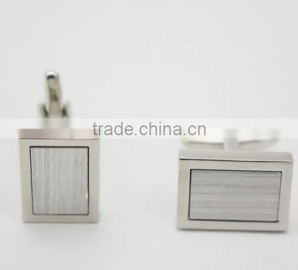 Personalized Cufflink Button Blanks Brass Rectangle Cufflink Blanks photo-3