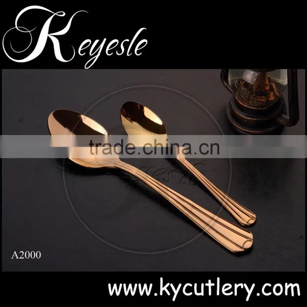 Rose Gold Cutlery,gold Plated Flatware,flatware Set photo-4