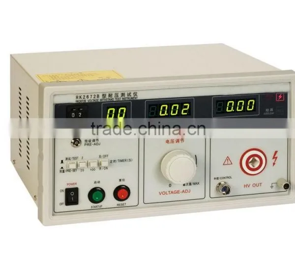 RK Programmable Insulation And Hipot Tester Meter With Standard Plc Interface