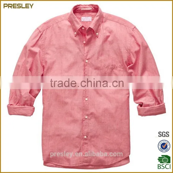 2016 Wholesale Latest Designs Pink Men New Models Mens Dress Shirts photo-2