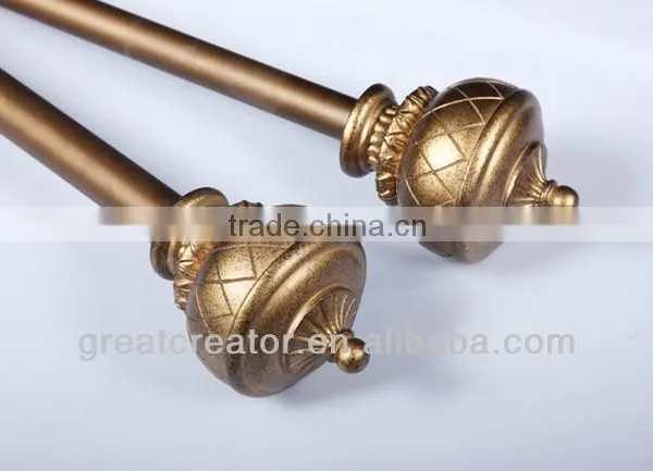 Extendable Curtain Poles Direct Curtain Hardware China Factory Wholesale - Great Creator Home Decoration Co., Ltd. photo-2