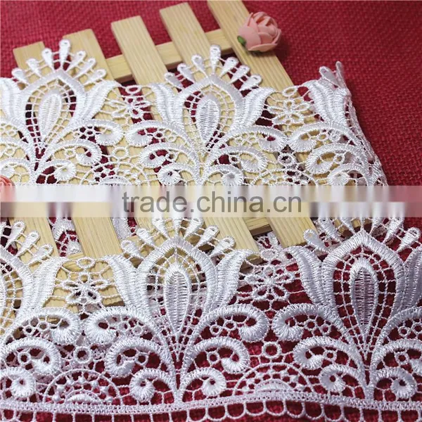 11cm Embroidery Flower Lace Trim,Lace Trim For Curtain Decoration photo-2