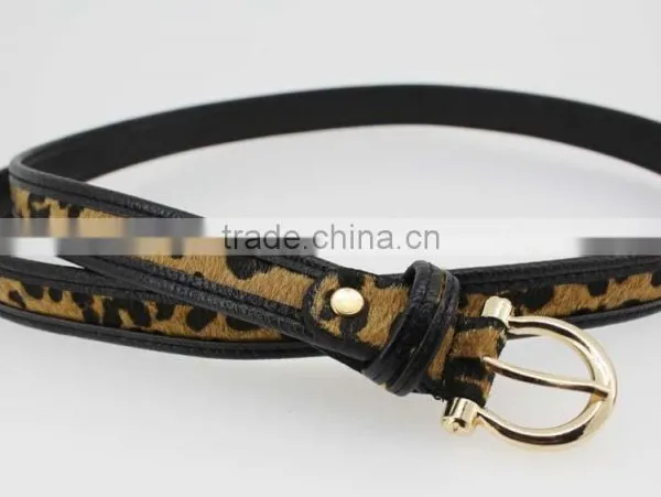 NEW Casual PU Belt for Fashion Dress With PU Faux Fur Leather China Factory Wasit Belt for Lady photo-6