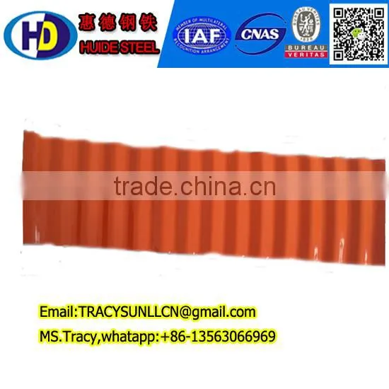 High Quality Color Coated Corrugated Steel Roofing Sheet Factory From China photo-2