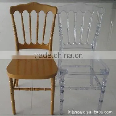 Clear Resin Wedding Napoleon Chair
