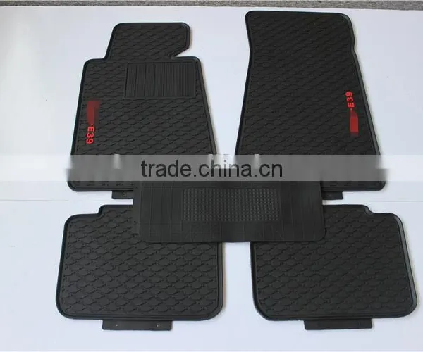 Interior Black Front & 2nd Seat Inner Floor Mat Liners Fit for BMW E39 photo-4