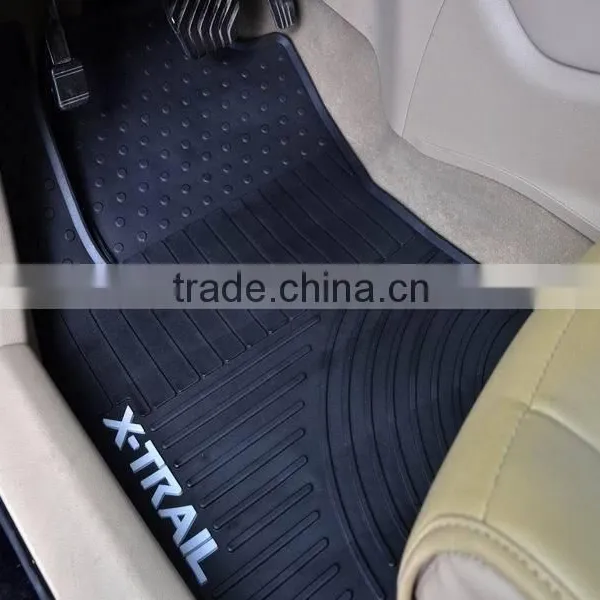 OEM Full Set Position Branded Logo Auto Car Floor Mats For NISSAN X-TRAIL photo-3